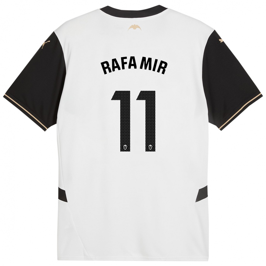 Enfant Maillot Rafa Mir #11 Blanc Noir Tenues Domicile 2024/25 T-Shirt Belgique