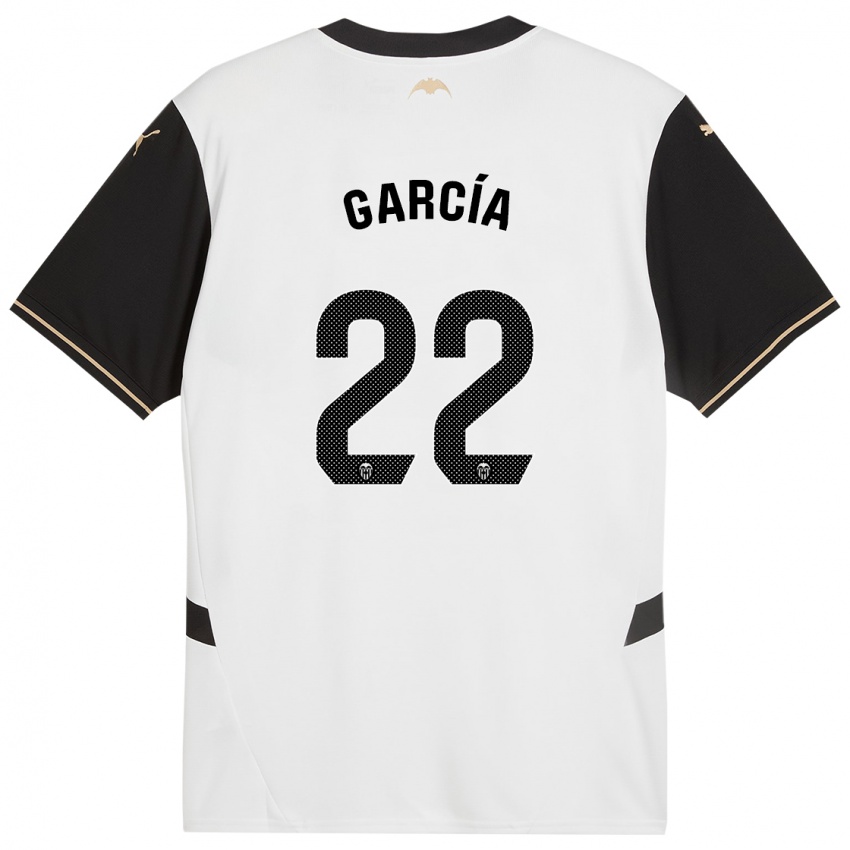 Enfant Maillot Azael García #22 Blanc Noir Tenues Domicile 2024/25 T-Shirt Belgique