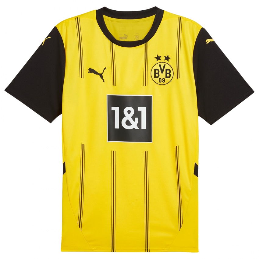 Kinderen Tim Degener #21 Geel Zwart Thuisshirt Thuistenue 2024/25 T-Shirt België