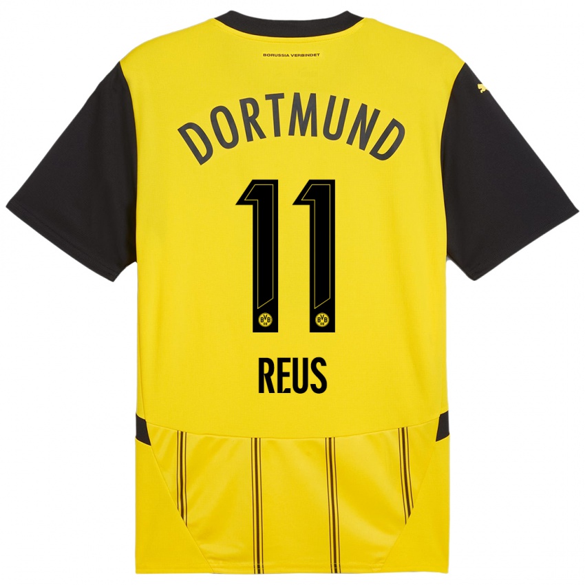 Kinderen Marco Reus #11 Geel Zwart Thuisshirt Thuistenue 2024/25 T-Shirt België