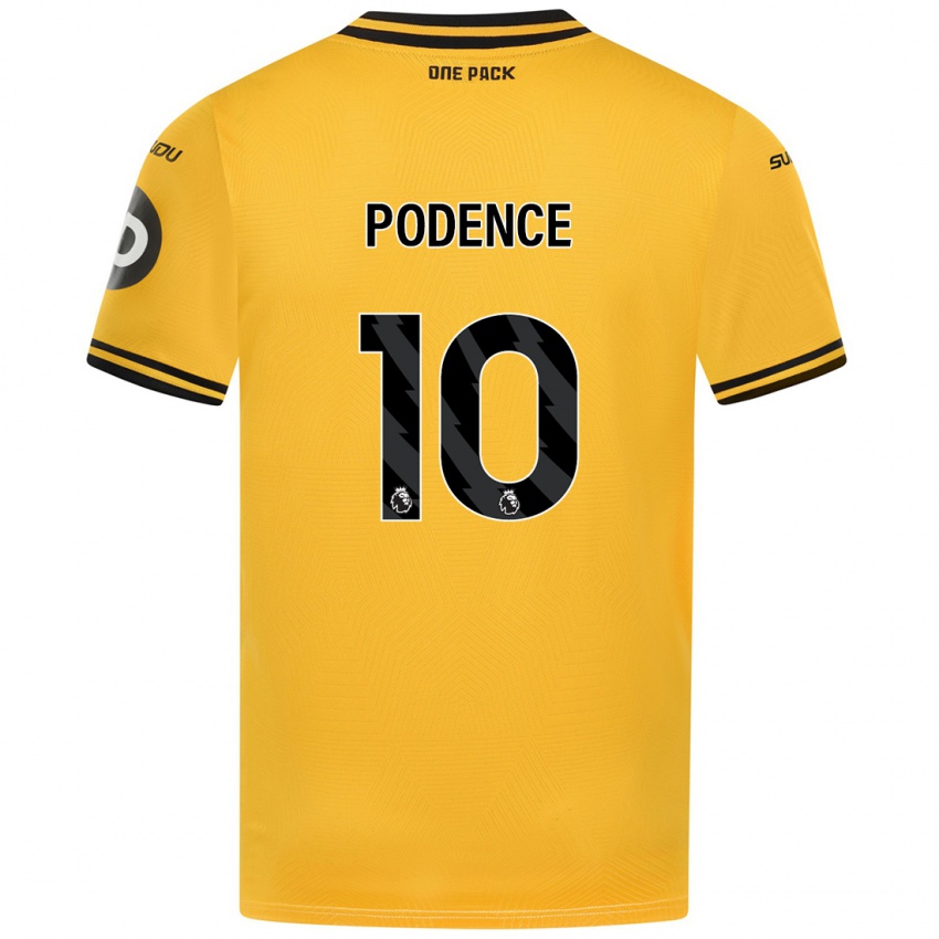 Kinderen Daniel Podence #10 Geel Thuisshirt Thuistenue 2024/25 T-Shirt België