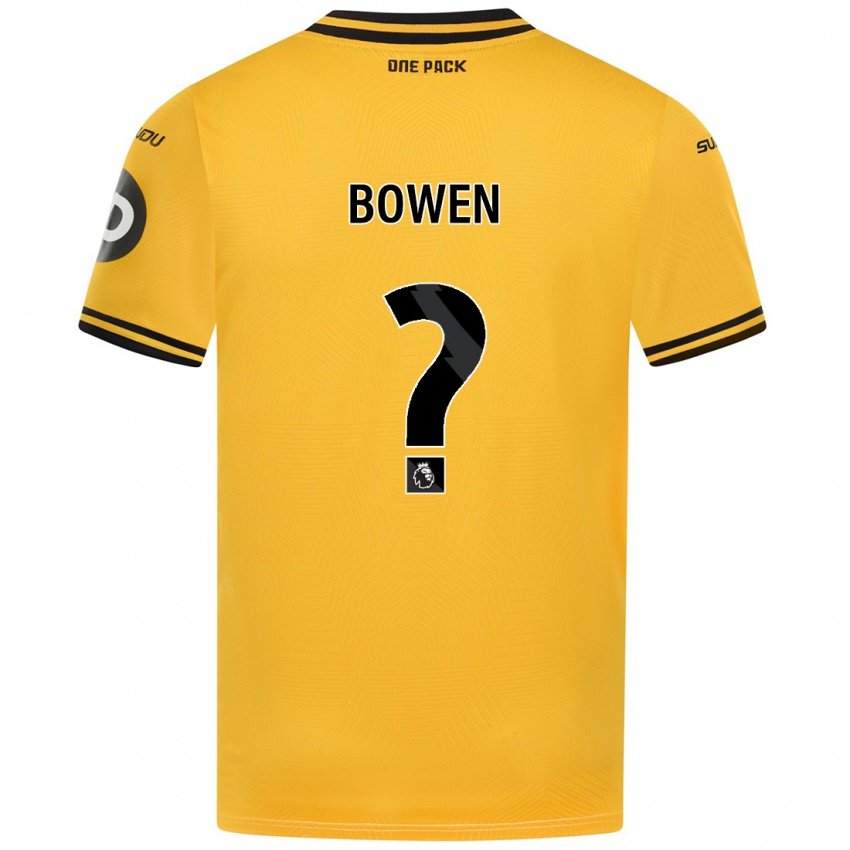 Enfant Maillot Reiss Bowen #0 Jaune Tenues Domicile 2024/25 T-Shirt Belgique