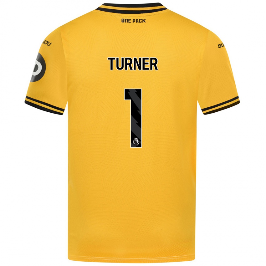 Enfant Maillot Shannon Turner #1 Jaune Tenues Domicile 2024/25 T-Shirt Belgique