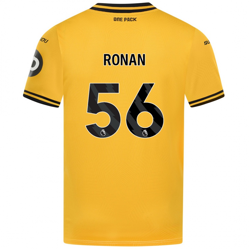 Enfant Maillot Connor Ronan #56 Jaune Tenues Domicile 2024/25 T-Shirt Belgique