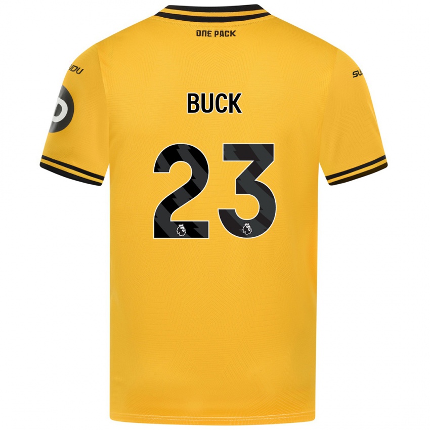 Enfant Maillot Alex Buck #23 Jaune Tenues Domicile 2024/25 T-Shirt Belgique