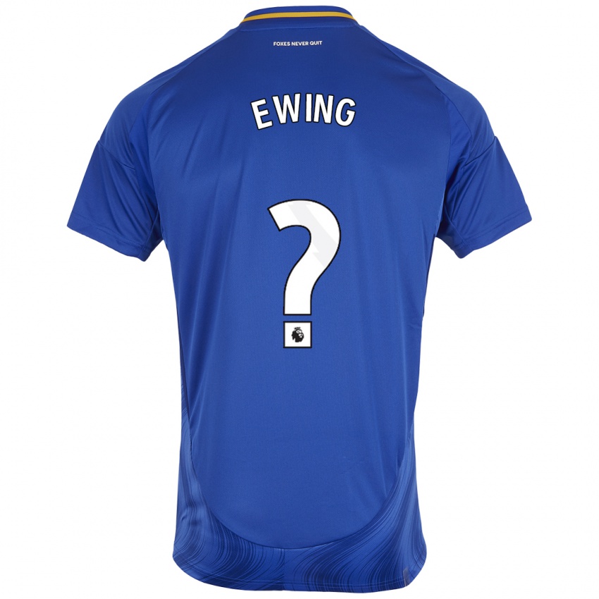 Kinder Oliver Ewing #0 Blau Weiß Heimtrikot Trikot 2024/25 T-Shirt Belgien