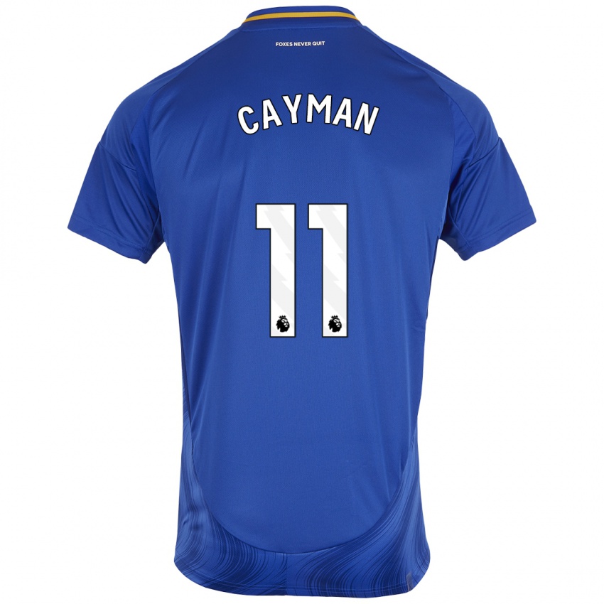 Kinderen Janice Cayman #11 Blauw Wit Thuisshirt Thuistenue 2024/25 T-Shirt België