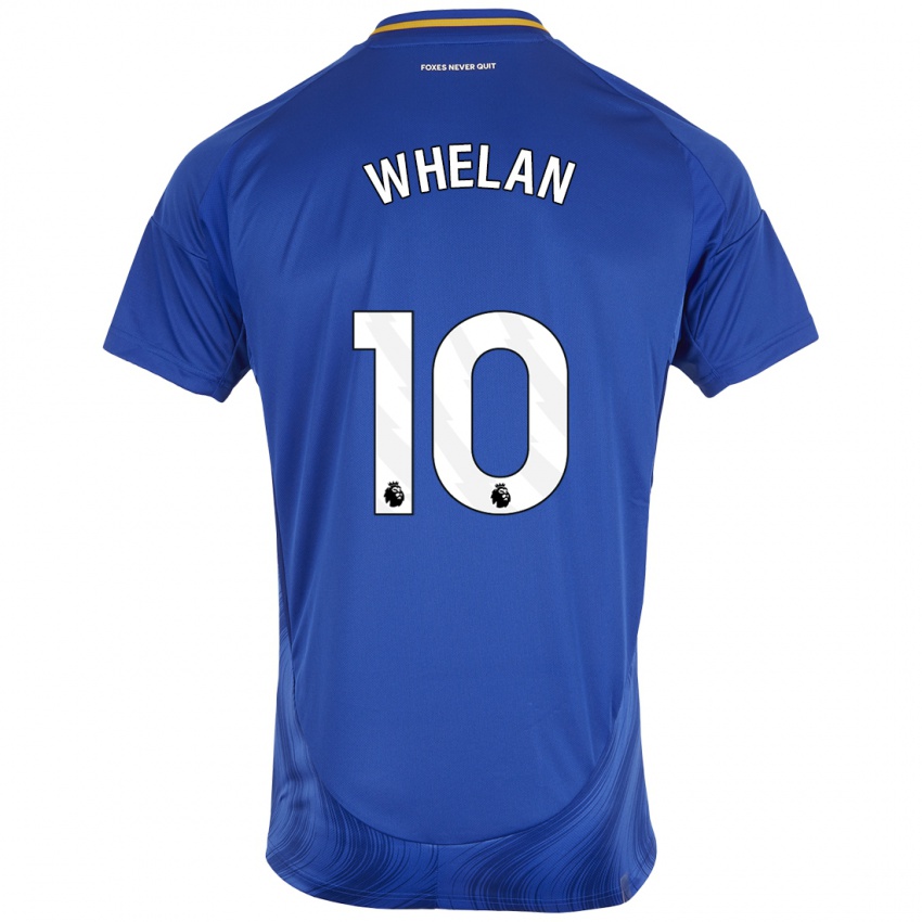 Enfant Maillot Aileen Whelan #10 Bleu Blanc Tenues Domicile 2024/25 T-Shirt Belgique