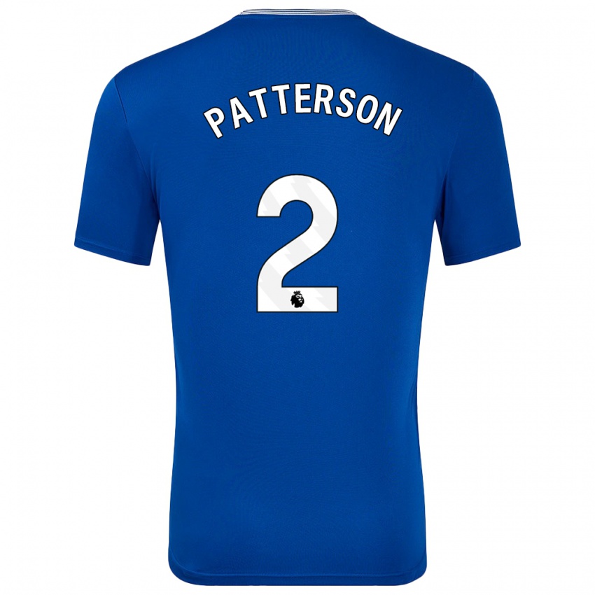 Kinder Nathan Patterson #2 Blau Mit Heimtrikot Trikot 2024/25 T-Shirt Belgien