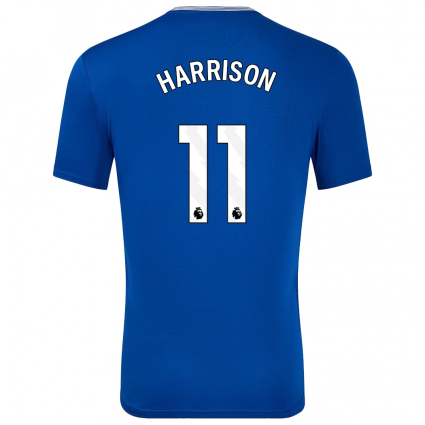 Kinder Jack Harrison #11 Blau Mit Heimtrikot Trikot 2024/25 T-Shirt Belgien