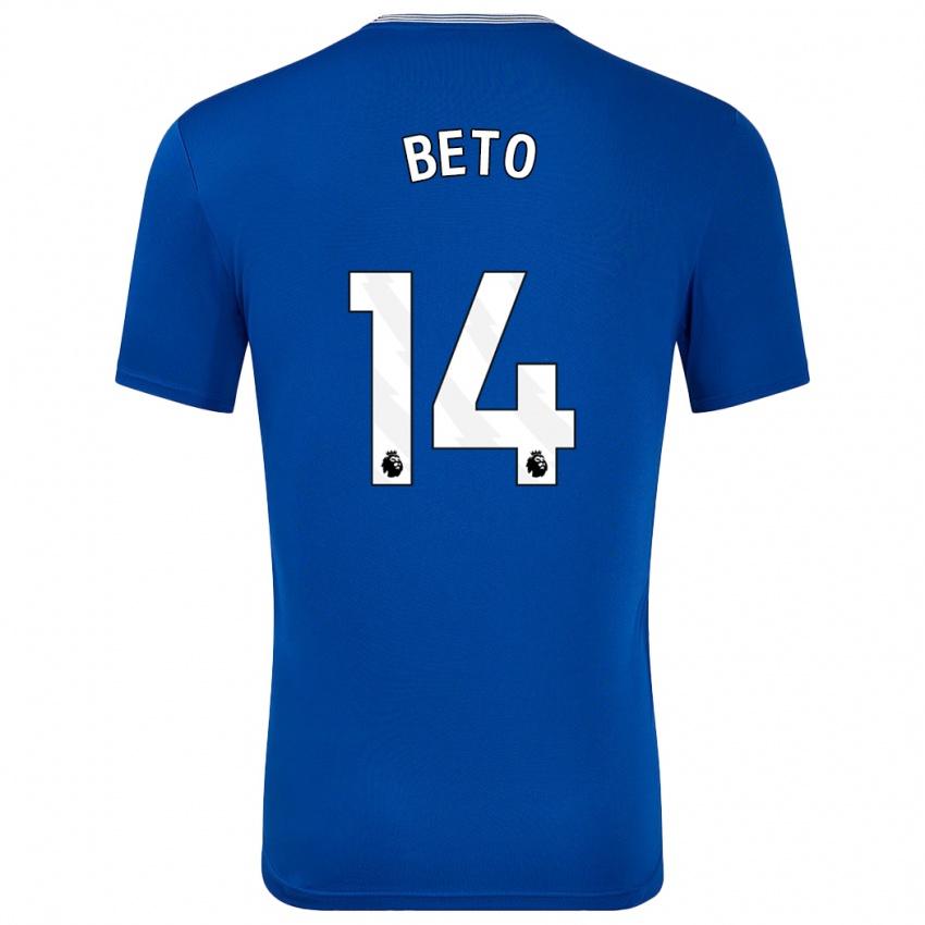 Kinder Beto #14 Blau Mit Heimtrikot Trikot 2024/25 T-Shirt Belgien