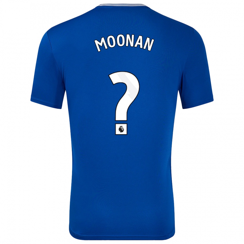 Kinderen Bradley Moonan #0 Blauw Met Thuisshirt Thuistenue 2024/25 T-Shirt België