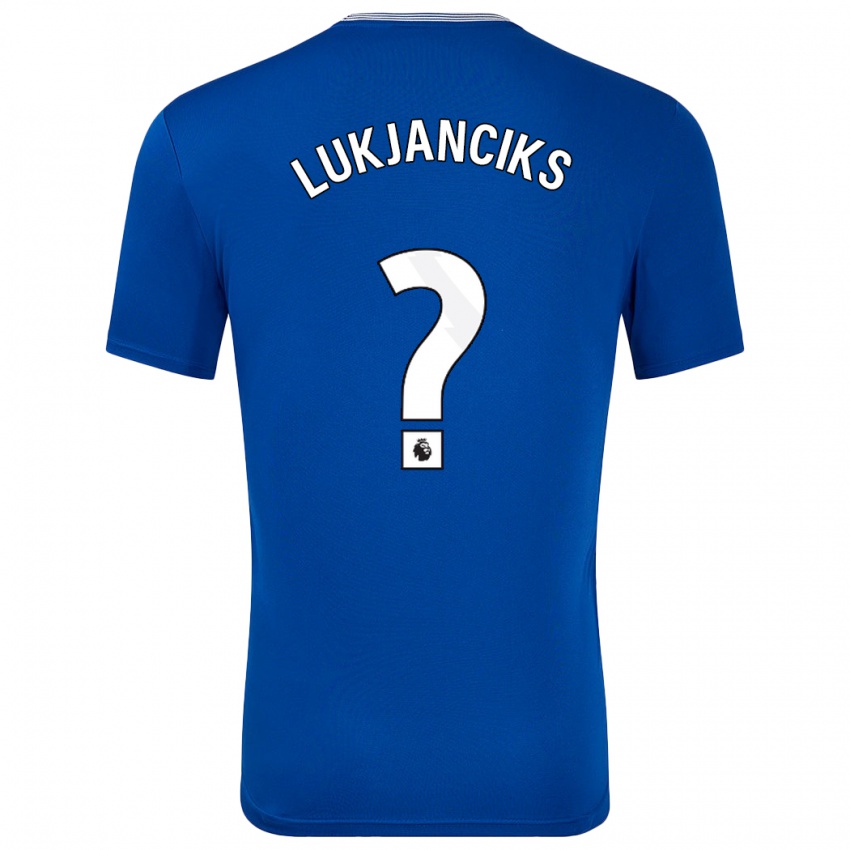 Kinderen Douglass Lukjanciks #0 Blauw Met Thuisshirt Thuistenue 2024/25 T-Shirt België