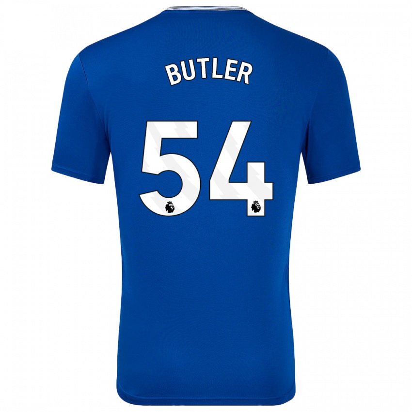 Kinderen Jack Butler #54 Blauw Met Thuisshirt Thuistenue 2024/25 T-Shirt België