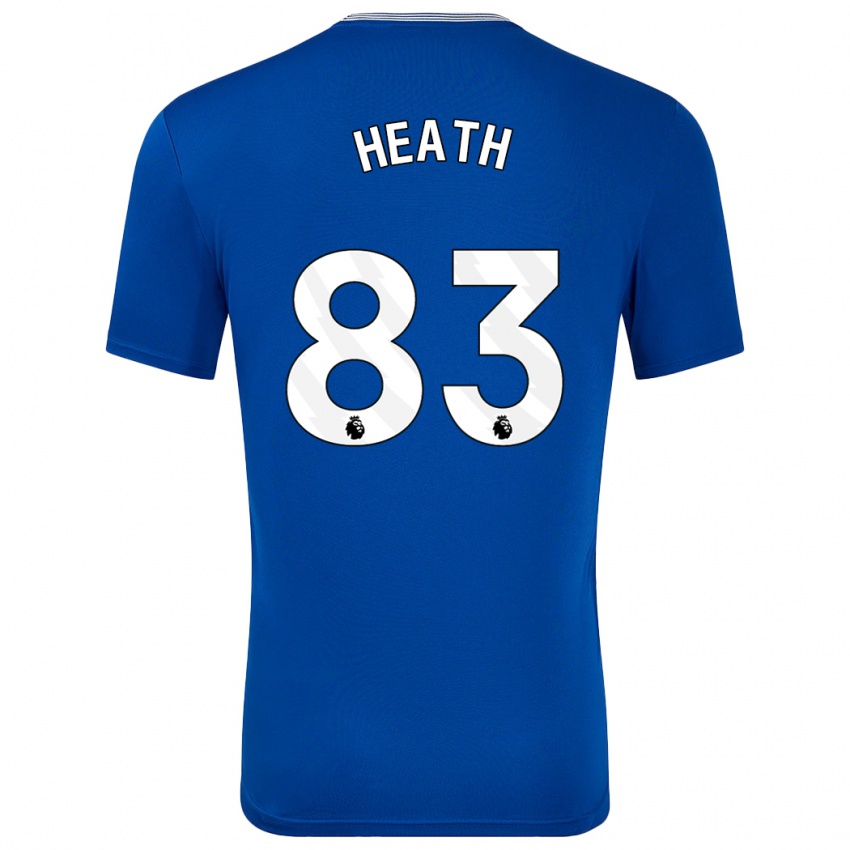 Kinder Isaac Heath #83 Blau Mit Heimtrikot Trikot 2024/25 T-Shirt Belgien