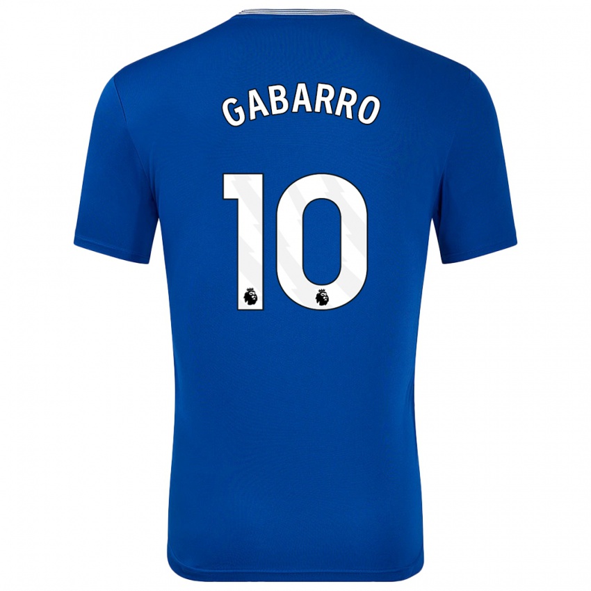 Kinderen Inma Gabarro #10 Blauw Met Thuisshirt Thuistenue 2024/25 T-Shirt België