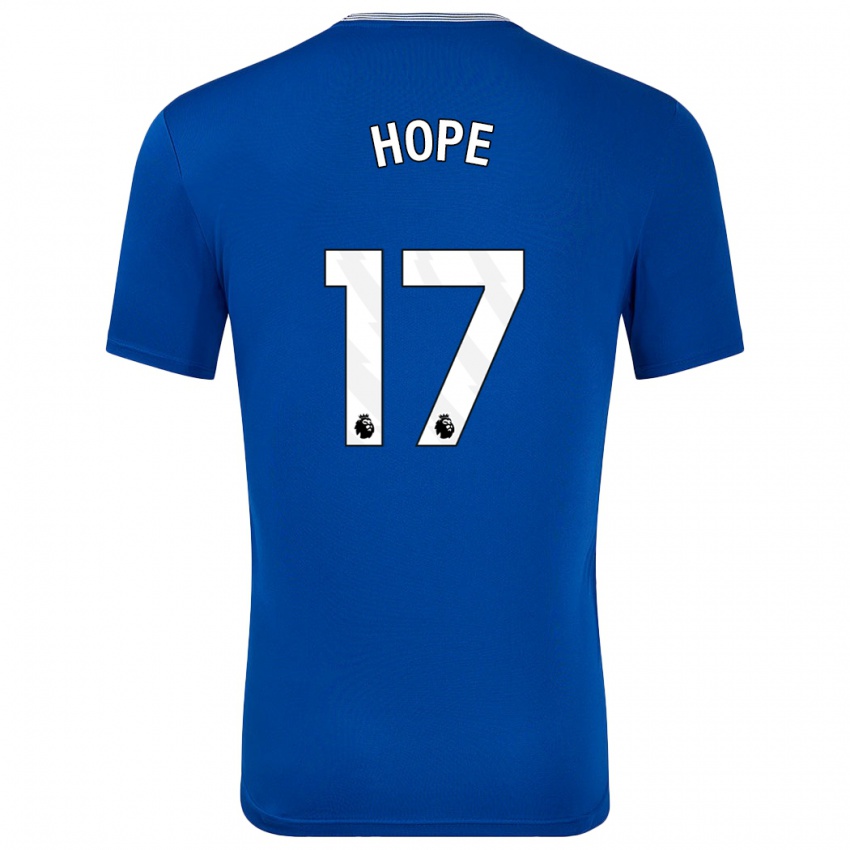 Kinderen Lucy Hope #17 Blauw Met Thuisshirt Thuistenue 2024/25 T-Shirt België