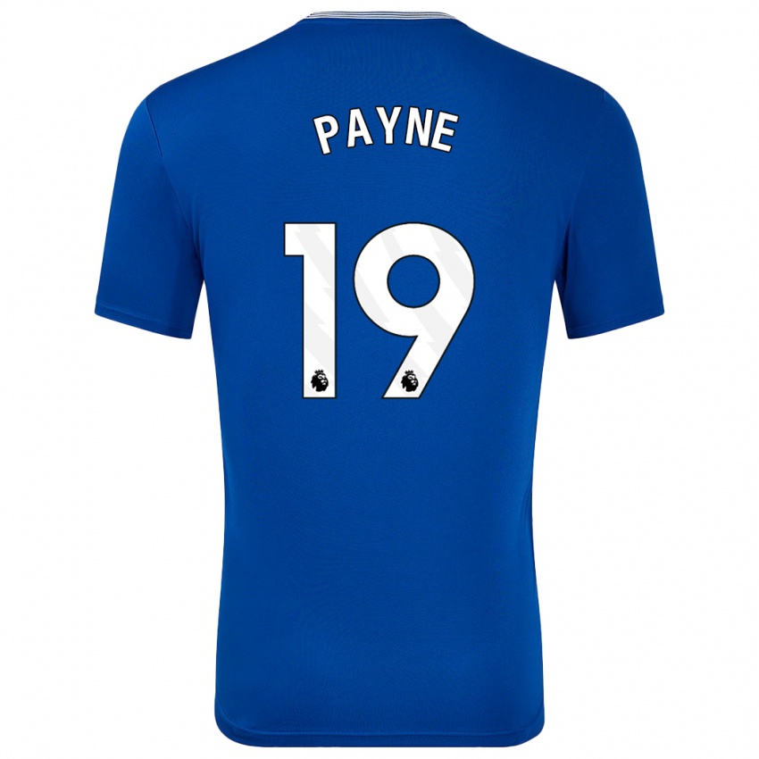 Kinderen Heather Payne #19 Blauw Met Thuisshirt Thuistenue 2024/25 T-Shirt België