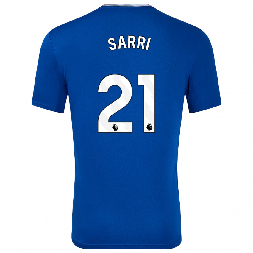 Kinder Veatriki Sarri #21 Blau Mit Heimtrikot Trikot 2024/25 T-Shirt Belgien