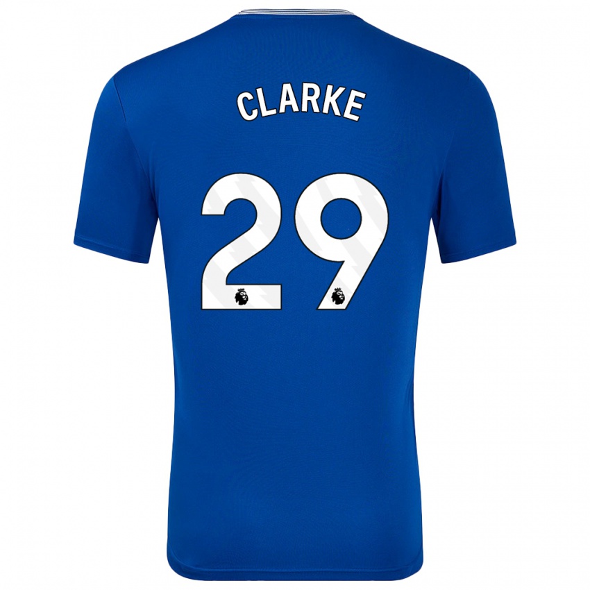 Kinder Abbey Clarke #29 Blau Mit Heimtrikot Trikot 2024/25 T-Shirt Belgien