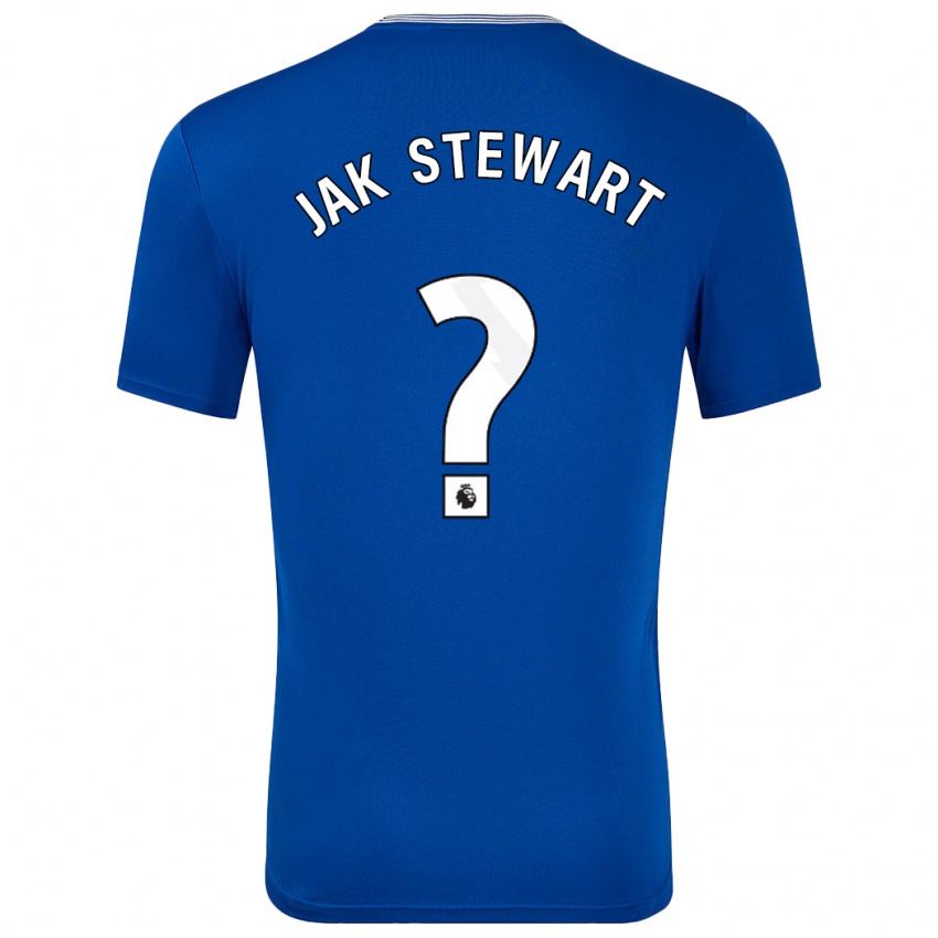 Kinderen Jak Stewart #0 Blauw Met Thuisshirt Thuistenue 2024/25 T-Shirt België