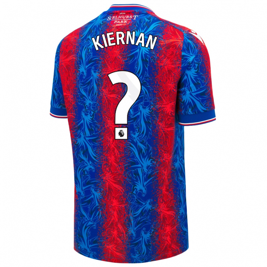 Kinderen Brendan Kiernan #0 Rood Blauwe Strepen Thuisshirt Thuistenue 2024/25 T-Shirt België