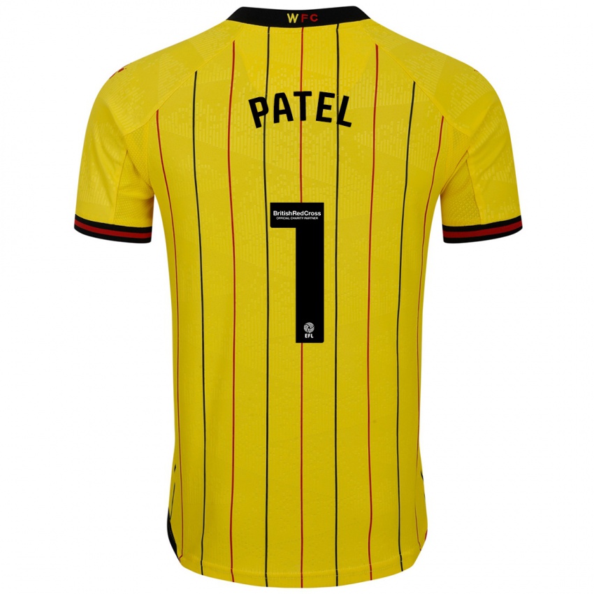 Kinderen Safia Middleton-Patel #1 Geel Zwart Thuisshirt Thuistenue 2024/25 T-Shirt België