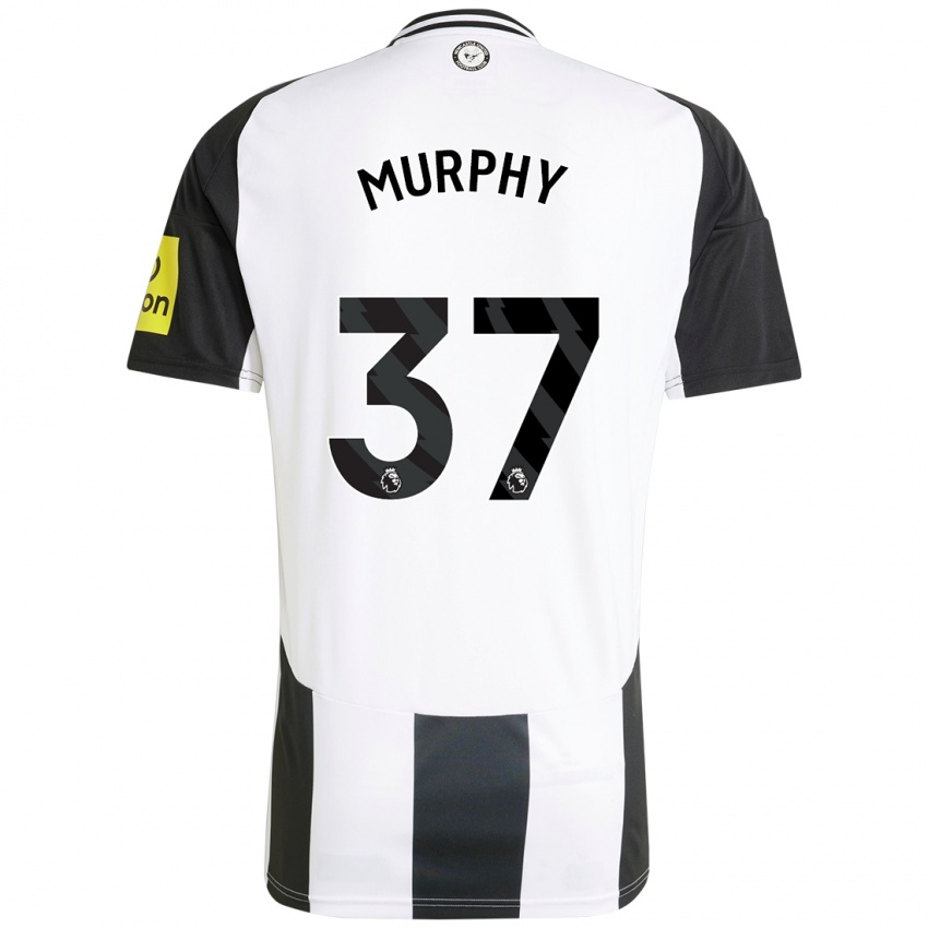 Kinderen Alex Murphy #37 Wit Zwart Thuisshirt Thuistenue 2024/25 T-Shirt België