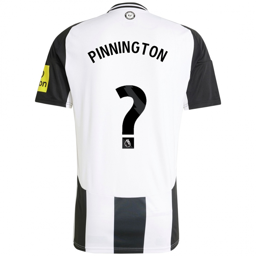 Enfant Maillot Sam Pinnington #0 Blanc Noir Tenues Domicile 2024/25 T-Shirt Belgique