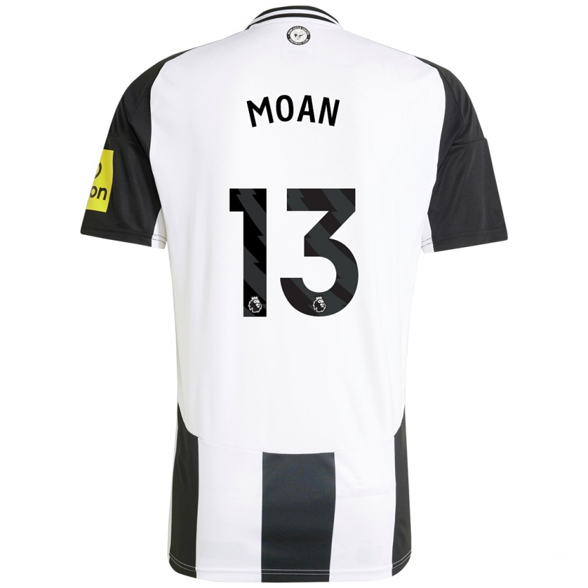 Enfant Maillot Claudia Moan #13 Blanc Noir Tenues Domicile 2024/25 T-Shirt Belgique