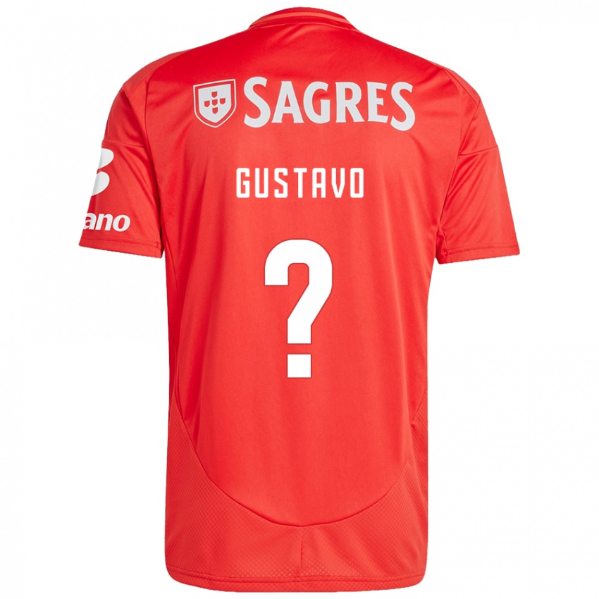 Kinderen Gustavo Ferreira #0 Rood Wit Thuisshirt Thuistenue 2024/25 T-Shirt België