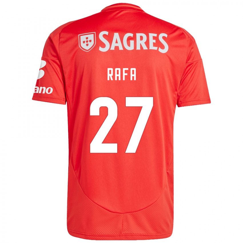 Kinder Rafa #27 Rot Weiß Heimtrikot Trikot 2024/25 T-Shirt Belgien