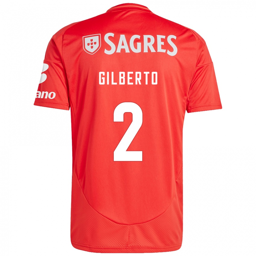 Kinderen Gilberto #2 Rood Wit Thuisshirt Thuistenue 2024/25 T-Shirt België