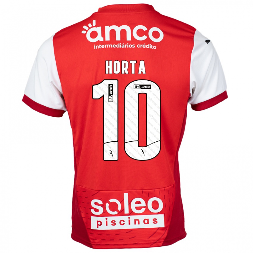 Kinderen André Horta #10 Rood Wit Thuisshirt Thuistenue 2024/25 T-Shirt België