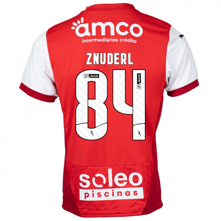 Kinderen Tai Znuderl #84 Rood Wit Thuisshirt Thuistenue 2024/25 T-Shirt België