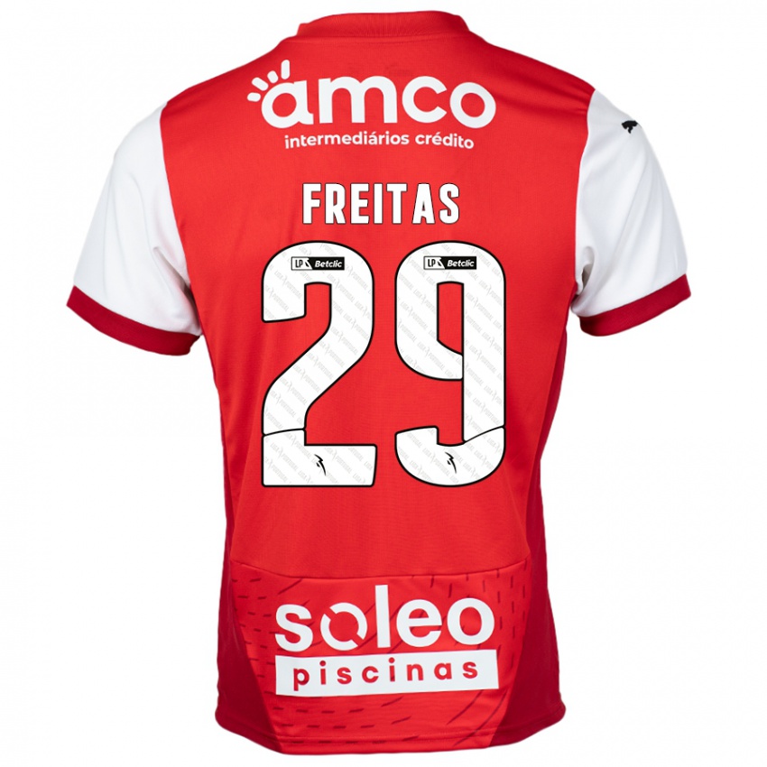 Kinderen Mylena Freitas #29 Rood Wit Thuisshirt Thuistenue 2024/25 T-Shirt België