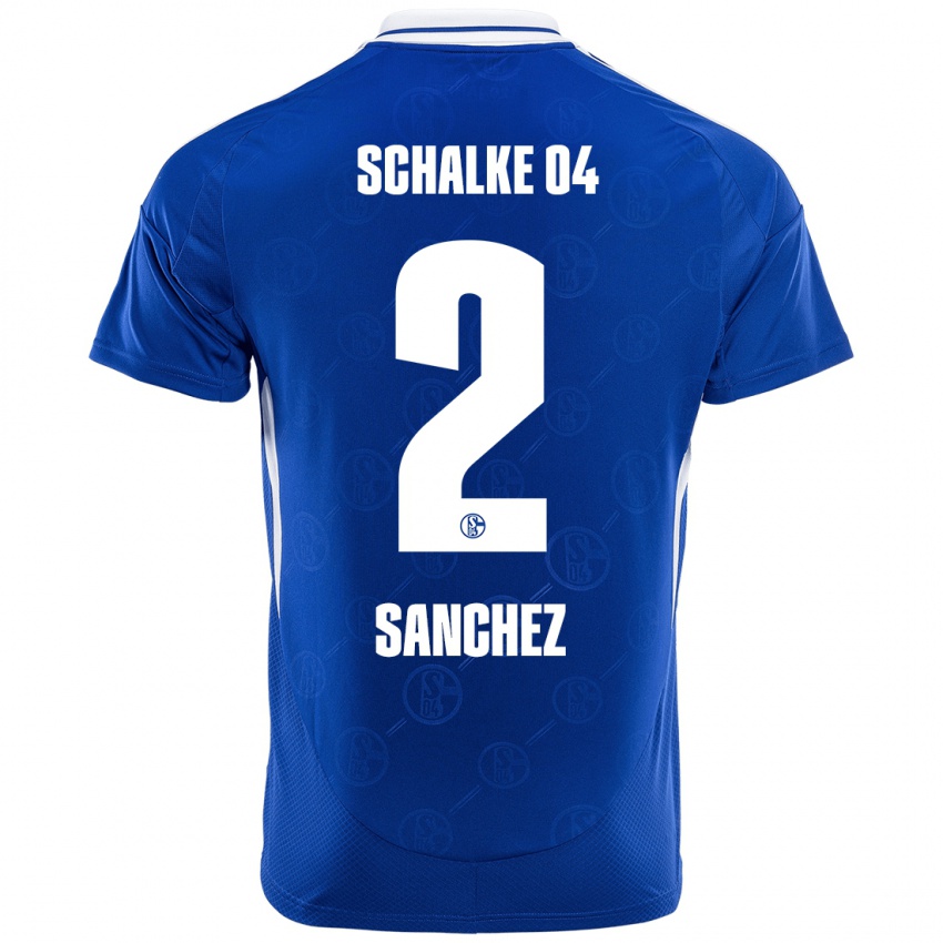 Enfant Maillot Felipe Sánchez #2 Bleu Royal Tenues Domicile 2024/25 T-Shirt Belgique