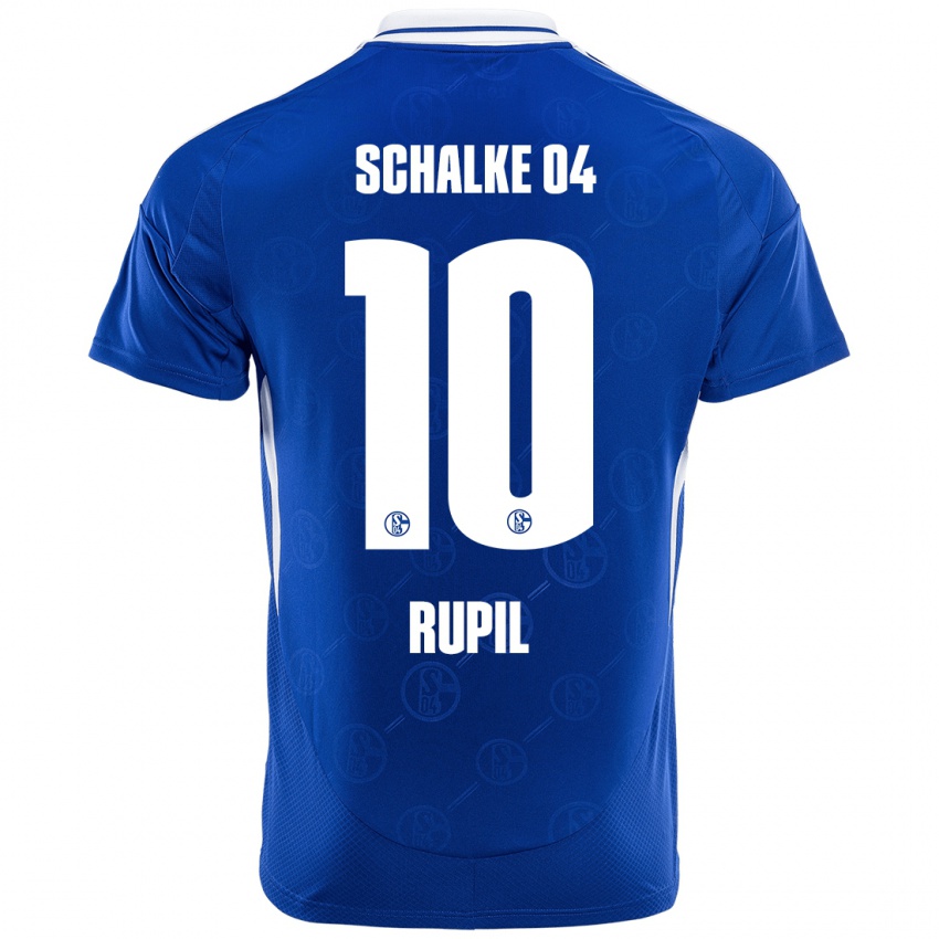 Enfant Maillot Timothé Rupil #10 Bleu Royal Tenues Domicile 2024/25 T-Shirt Belgique