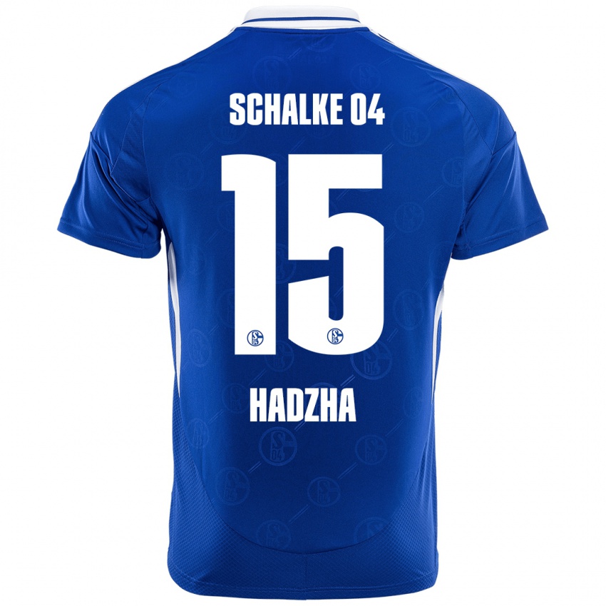 Enfant Maillot Nedzhib Hadzha #15 Bleu Royal Tenues Domicile 2024/25 T-Shirt Belgique