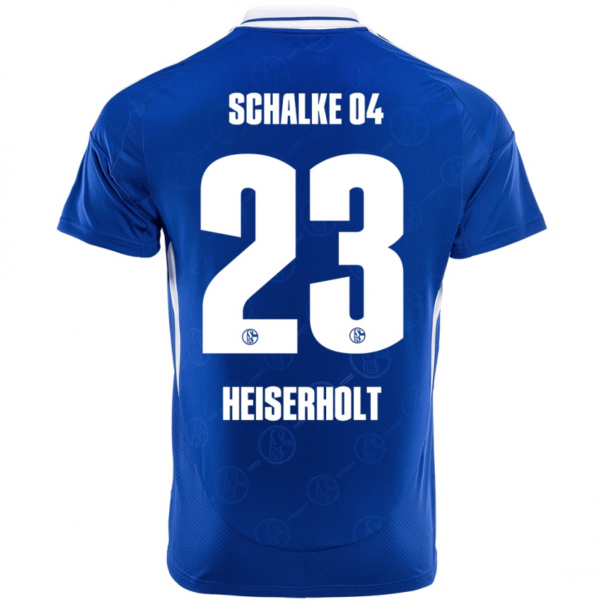 Enfant Maillot Finn Heiserholt #23 Bleu Royal Tenues Domicile 2024/25 T-Shirt Belgique