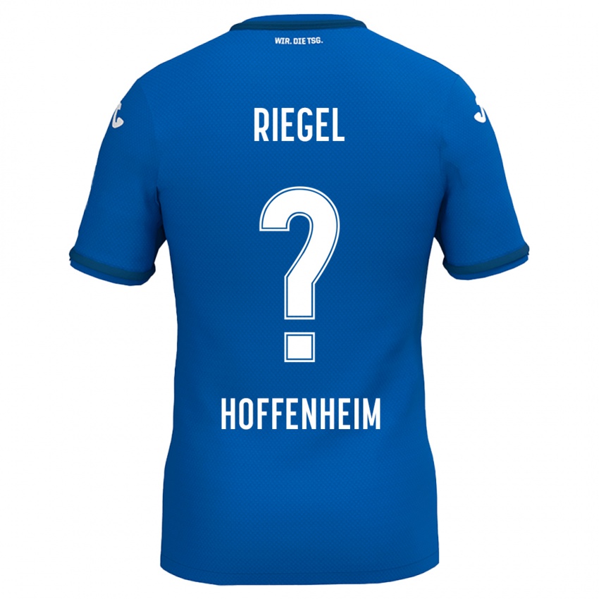 Kinder Adrian Riegel #0 Königsblau Heimtrikot Trikot 2024/25 T-Shirt Belgien