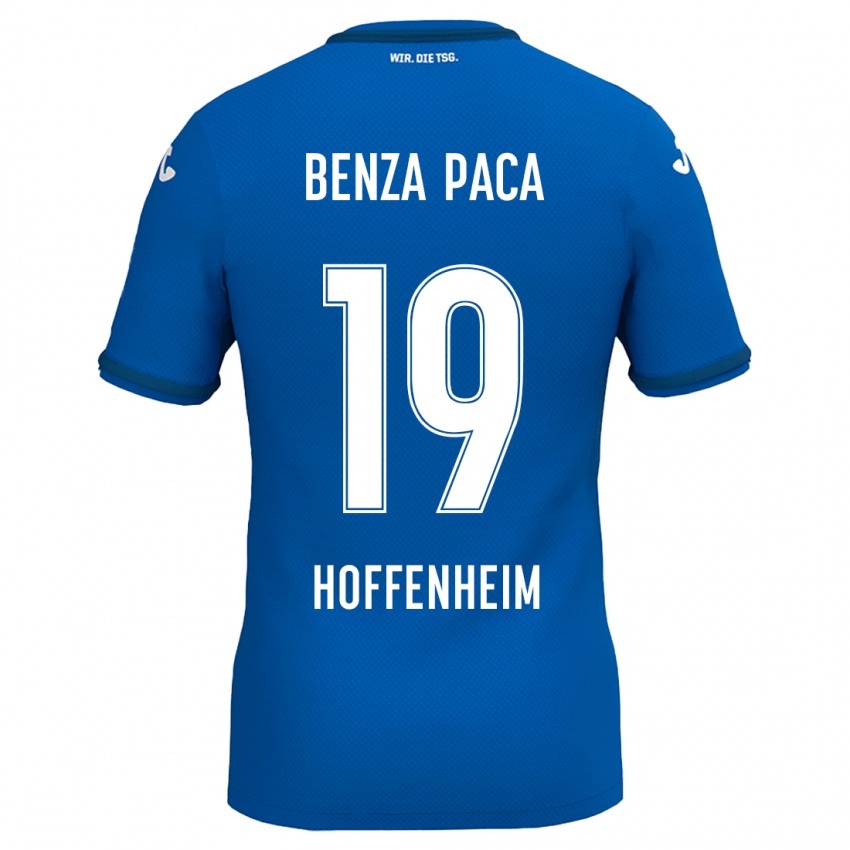 Kinderen Lynes Benza Paca #19 Koningsblauw Thuisshirt Thuistenue 2024/25 T-Shirt België