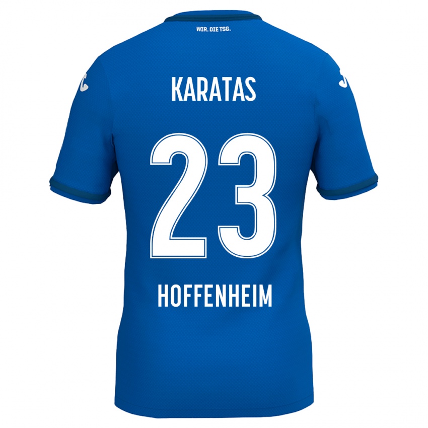 Kinder Can Karatas #23 Königsblau Heimtrikot Trikot 2024/25 T-Shirt Belgien