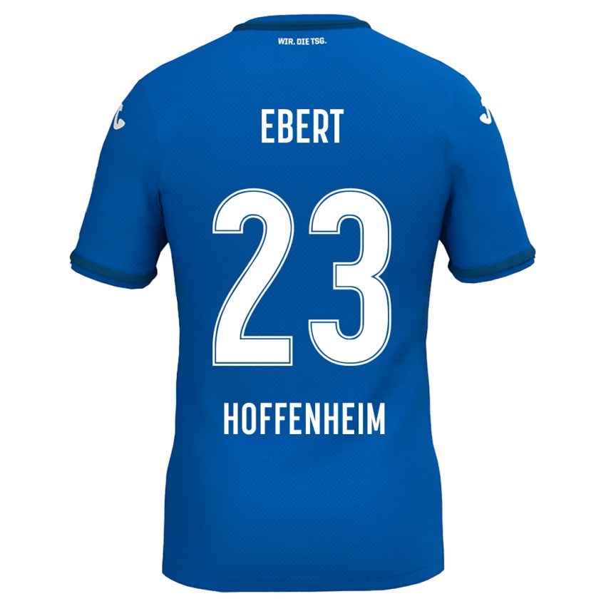 Kinder Darijo Ebert #23 Königsblau Heimtrikot Trikot 2024/25 T-Shirt Belgien