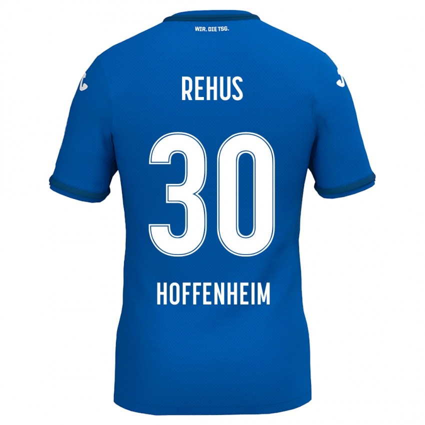 Kinder Milan Rehus #30 Königsblau Heimtrikot Trikot 2024/25 T-Shirt Belgien