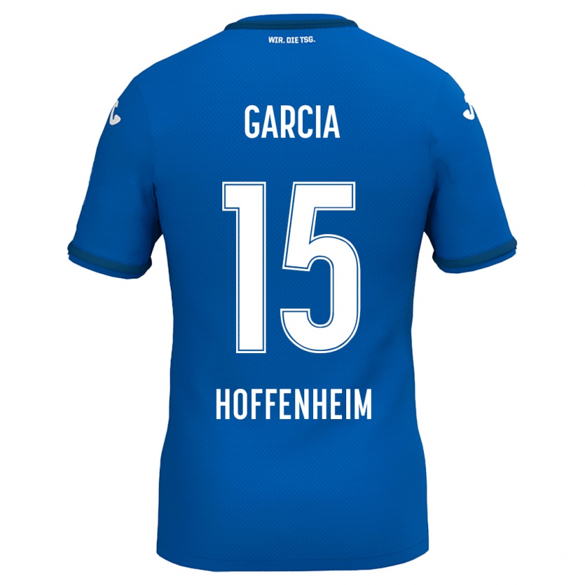 Kinderen Marta Cazalla Garcia #15 Koningsblauw Thuisshirt Thuistenue 2024/25 T-Shirt België