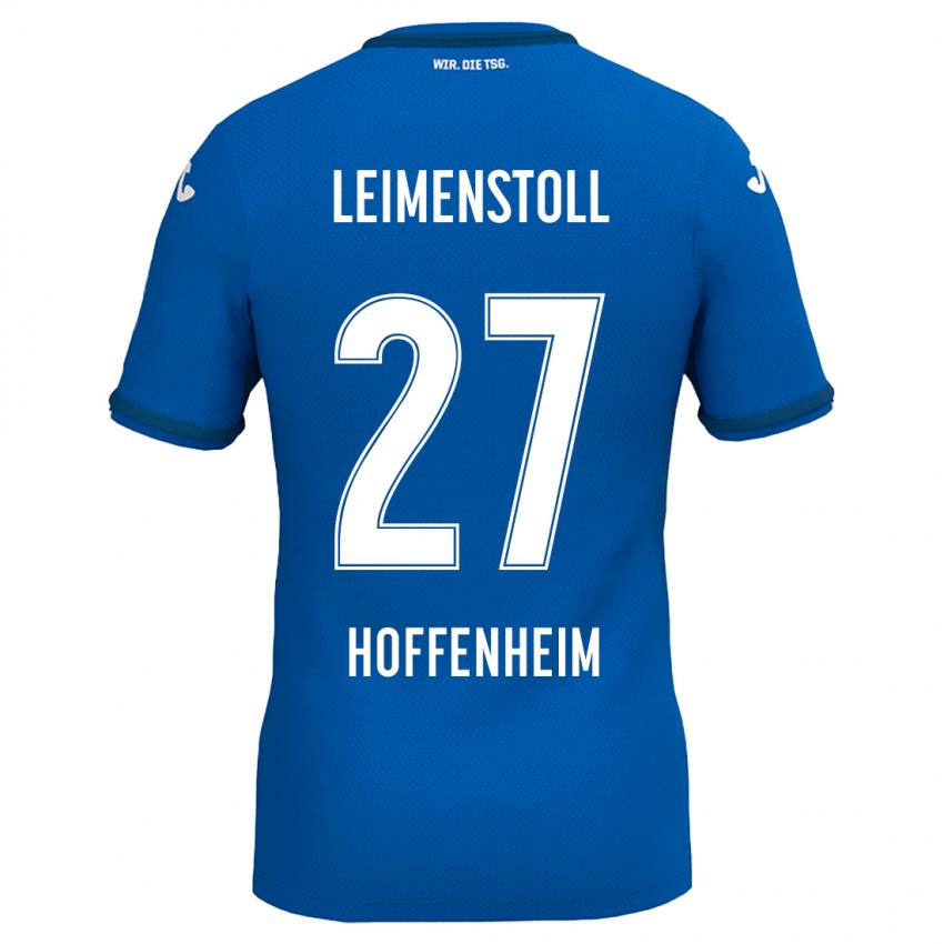 Kinder Vanessa Leimenstoll #27 Königsblau Heimtrikot Trikot 2024/25 T-Shirt Belgien