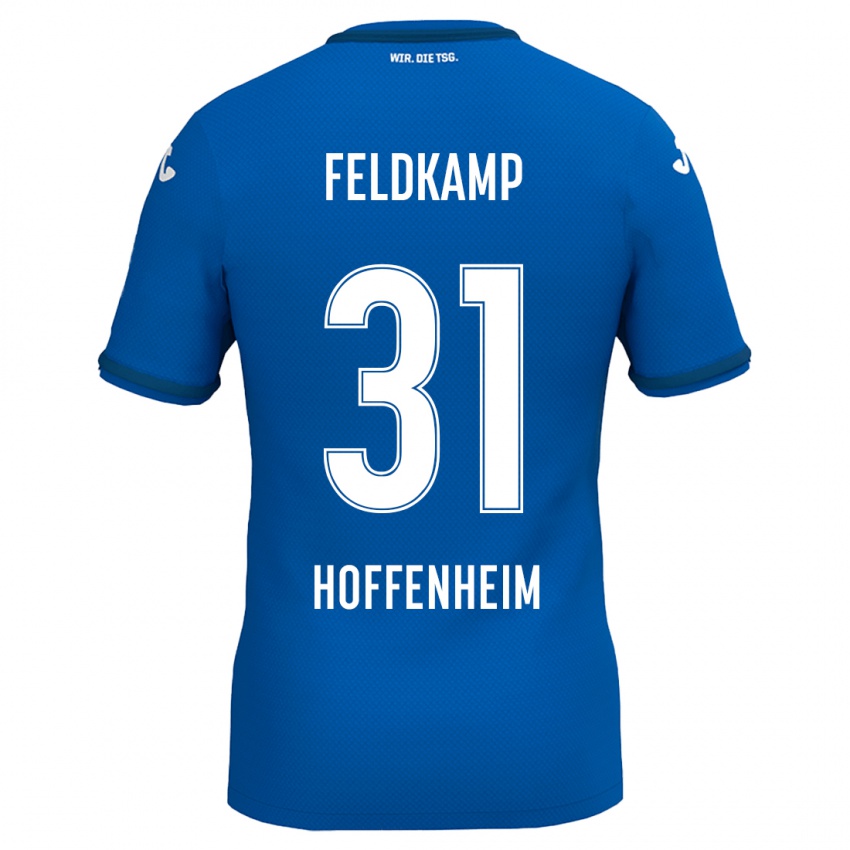 Kinder Jana Feldkamp #31 Königsblau Heimtrikot Trikot 2024/25 T-Shirt Belgien