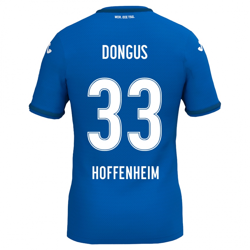 Kinderen Fabienne Dongus #33 Koningsblauw Thuisshirt Thuistenue 2024/25 T-Shirt België