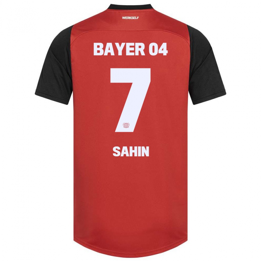 Kinder Batuhan Sahin #7 Rot Schwarz Heimtrikot Trikot 2024/25 T-Shirt Belgien